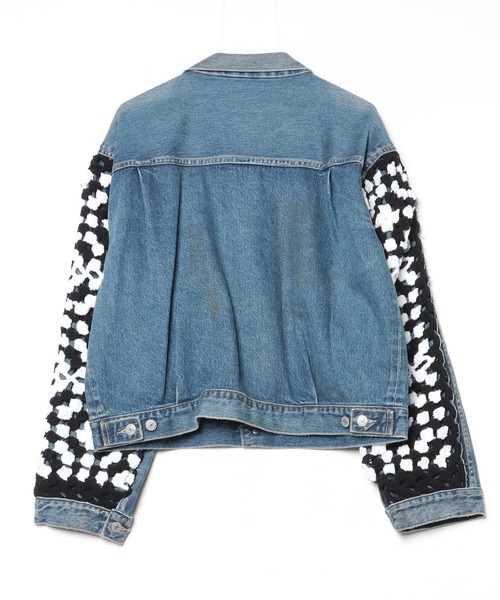 セール】CROCHET DENIM BLOUSON（デニムジャケット