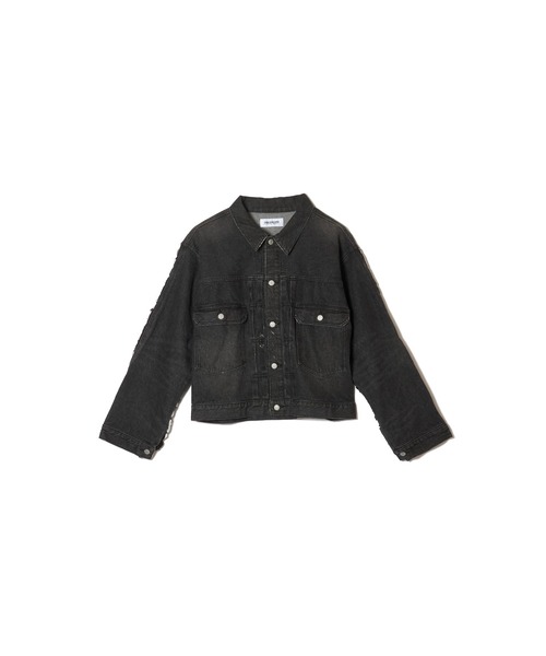 セール】CROCHET DENIM BLOUSON（デニムジャケット）｜DISCOVERED