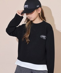 FUNALIVE（ファンアライブ）の「キッズ ジャガード レイヤード 長袖Tシャツ（Tシャツ/カットソー・キッズ）」