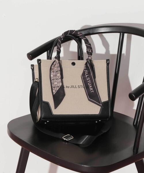JILL by JILL STUART（ジルバイジルスチュアート）の「Link J スカーフトートバッグ（トートバッグ・レディース・グレー/ベージュ/ブラック系その他2・FREE）」の14枚目の写真