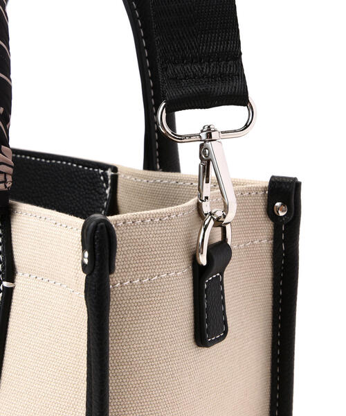 JILL by JILL STUART（ジルバイジルスチュアート）の「Link J スカーフトートバッグ（トートバッグ・レディース・グレー/ベージュ/ブラック系その他2・FREE）」の19枚目の写真