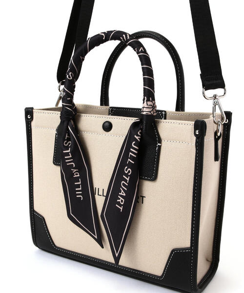 JILL by JILL STUART（ジルバイジルスチュアート）の「Link J スカーフトートバッグ（トートバッグ・レディース・グレー/ベージュ/ブラック系その他2・FREE）」の20枚目の写真