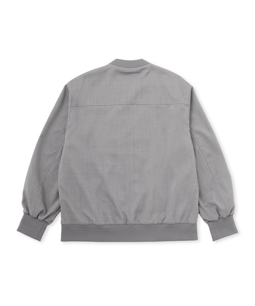 【送料込】 セール】【mens】メランジドレープZIPUPブルゾン（ブルゾン ジャケット・アウター