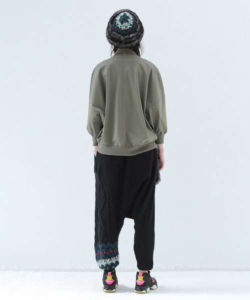 bedsidedrama（ベットサイドドラマ）の「OOPARTS Mix Relax Pants（その他パンツ・レディース・ブラック/ベージュ・1）」の7枚目の写真