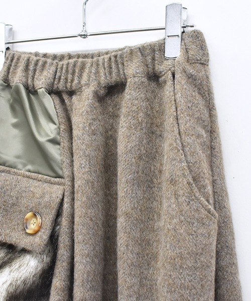 bedsidedrama（ベットサイドドラマ）の「OOPARTS Mix Relax Pants（その他パンツ・レディース・ブラック/ベージュ・1）」の16枚目の写真