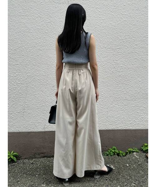 LAGUNAMOON（ラグナムーン）の「ミニマルメランジニットプルオーバー（ニット/セーター・レディース・ベージュ/ブラウン/ブラック/ライトブルー・FREE）」の11枚目の写真