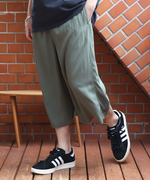 8(eight)(エイト)の「リラックス ワイドパンツ(その他パンツ・メンズ・ブラック系その他/グレー系その他/ブラック/ブルー系その他/カーキ・X-LARGE/SMALL/MEDIUM/LARGE)」の4枚目の写真