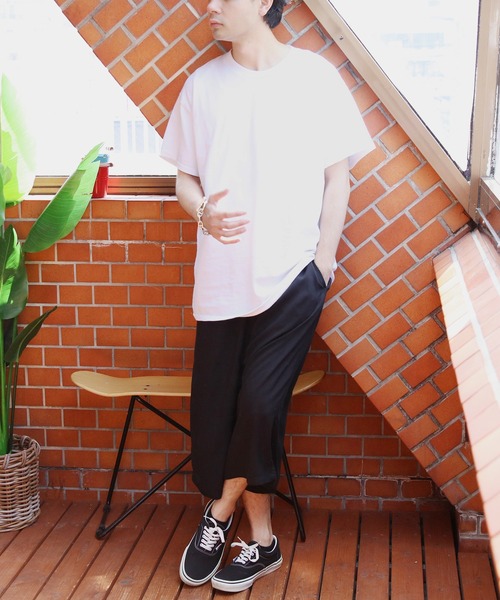 8(eight)(エイト)の「リラックス ワイドパンツ(その他パンツ・メンズ・ブラック系その他/グレー系その他/ブラック/ブルー系その他/カーキ・X-LARGE/SMALL/MEDIUM/LARGE)」の19枚目の写真