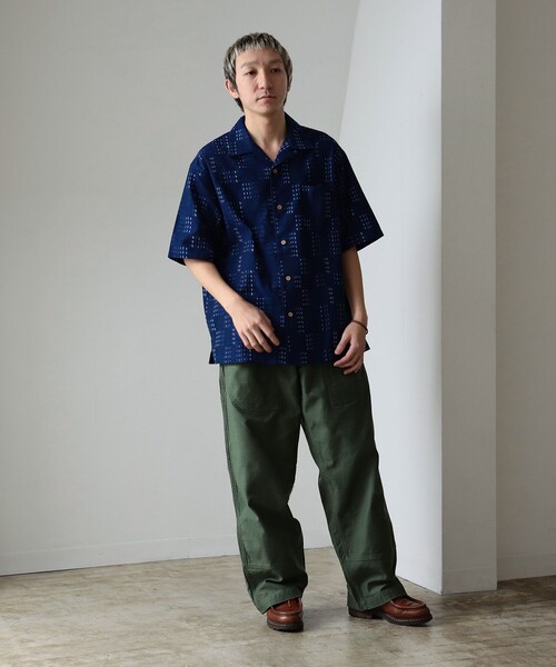 久留米絣 開襟シャツ（シャツ/ブラウス）｜fennica（フェニカ）の