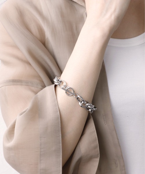 ダブルチェーンマンテルブレスレット（ブレスレット）｜Three Four