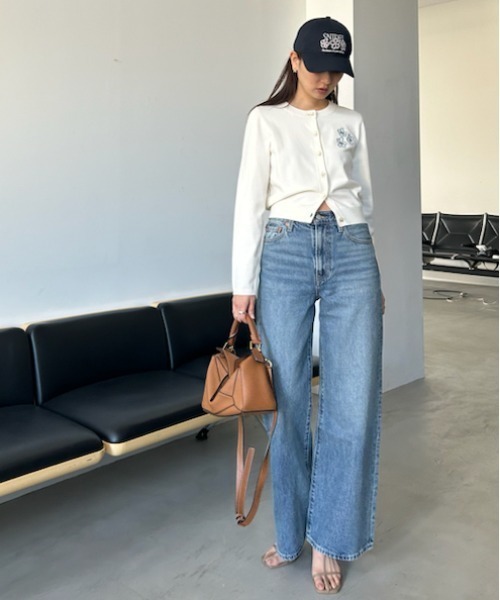 SNIDEL（スナイデル）の「【BOUQUET OF JOY】フラワーキャップ（キャップ・レディース・ネイビー/ピンク/アイボリー・FREE）」の20枚目の写真