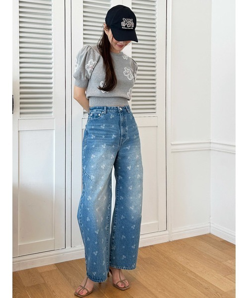 SNIDEL（スナイデル）の「【BOUQUET OF JOY】フラワーキャップ（キャップ・レディース・ネイビー/ピンク/アイボリー・FREE）」の18枚目の写真