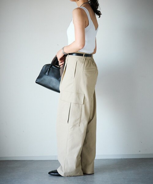 RIVE DROITE(リヴドロワ)の「【アンサンブル対応可】シルク混2wayニットキャミ(キャミソール・レディース・ホワイト/ブラウン/ブラック・FREE)」の22枚目の写真