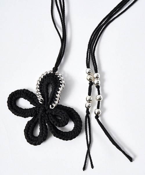 RUMCHE（ラムシェ）の「Flower Bond Yarn Choker / フラワーボンド 