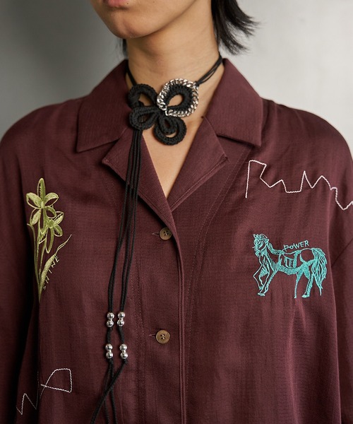 Flower Bond Yarn Choker / フラワーボンドヤーンチョーカー