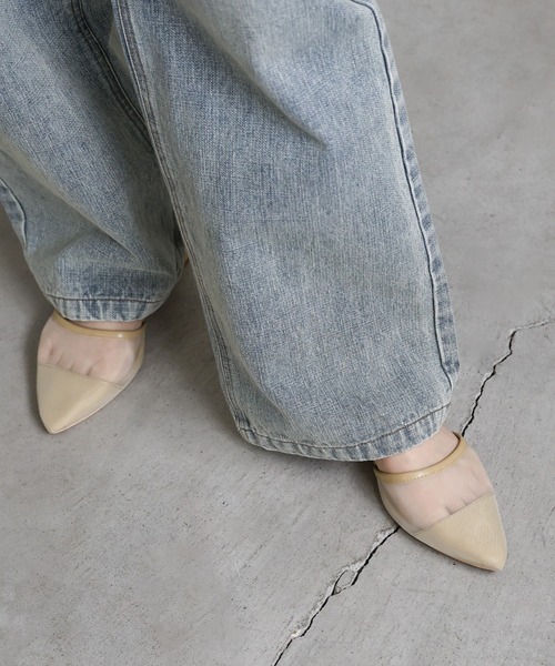 select MOCA(セレクトモカ)の「ダブルストラップメッシュサンダル(サンダル・レディース・ベージュ/ブラック・LARGE/MEDIUM/SMALL)」の14枚目の写真