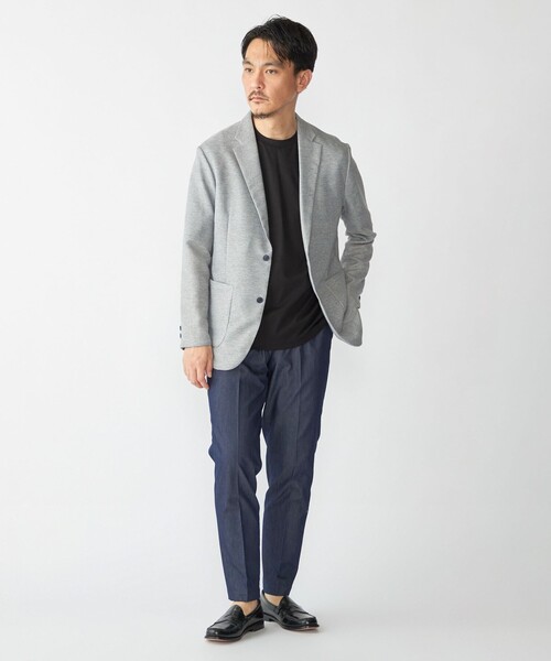 SHIPS（シップス）の「SHIPS: 〈接触冷感 / 抗菌防臭機能〉クールタッチ スムース Tシャツ（Tシャツ/カットソー・メンズ・ブラック/ネイビー/ダークブルー/ホワイト・SMALL/MEDIUM/LARGE/X-LARGE）」の18枚目の写真