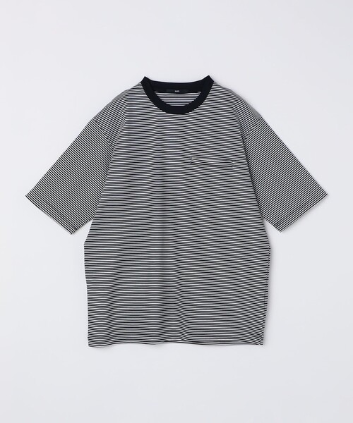 SHIPS（シップス）の「SHIPS: 〈接触冷感 / 抗菌防臭機能〉クールタッチ スムース Tシャツ（Tシャツ/カットソー・メンズ・ブラック/ネイビー/ダークブルー/ホワイト・SMALL/MEDIUM/LARGE/X-LARGE）」の21枚目の写真