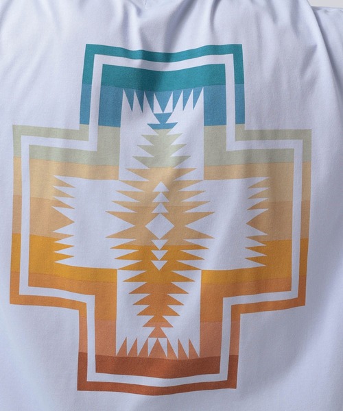 PENDLETON（ペンドルトン）の「【PENDLETON(ペンドルトン)】別注ドローコードバックプリントTシャツ[吸水速乾]（Tシャツ/カットソー・メンズ・ブルー/ホワイト系その他/ホワイト系その他2/オフホワイト/ライトグレー・MEDIUM/LARGE）」の17枚目の写真