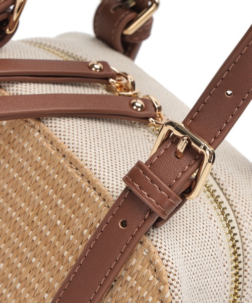 Ungrid(アングリッド)の「【Ungrid/アングリッド】雑材コンビ スクエアミニショルダーバッグ(かごバッグ・レディース・ブラウン/ホワイト/ブラック・FREE)」の18枚目の写真