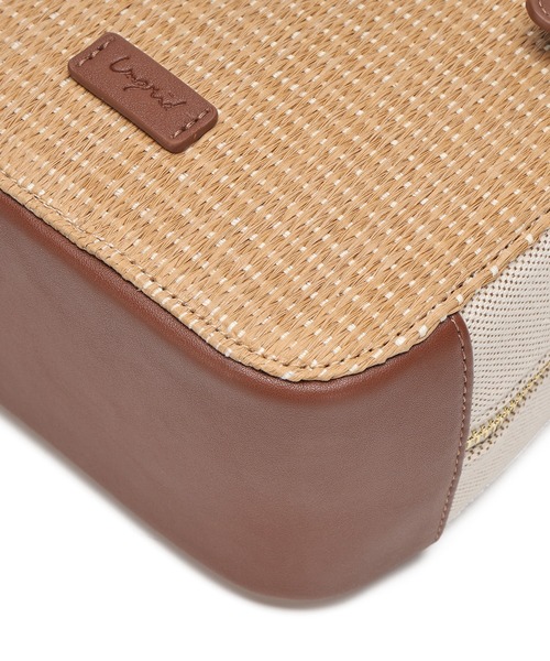 Ungrid(アングリッド)の「【Ungrid/アングリッド】雑材コンビ スクエアミニショルダーバッグ(かごバッグ・レディース・ブラウン/ホワイト/ブラック・FREE)」の20枚目の写真