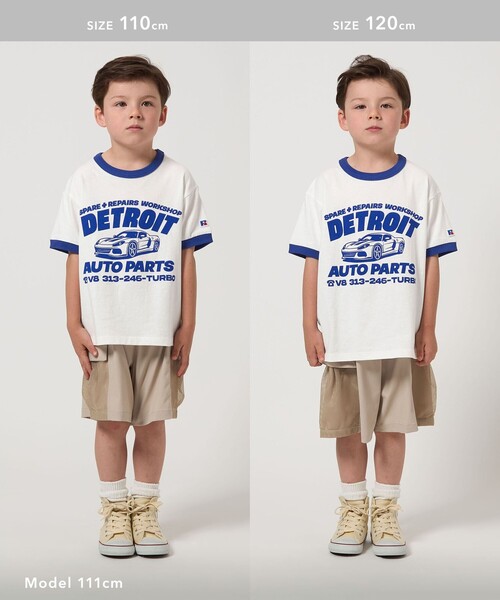 green label relaxing(グリーンレーベルリラクシング)の「ショートパンツ / キッズ 110cm-130cm - UVカット -(その他パンツ・キッズ・ダークグレー/ナチュラル・120cm/110cm/130cm)」の10枚目の写真