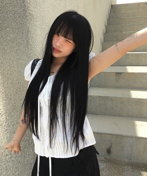 anyonemore(エニワンモア)の「サマーリボンストラップタックパフスリーブブラウス(Tシャツ/カットソー・レディース・アイボリー・FREE)」の8枚目の写真