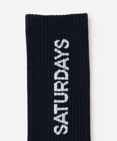 Saturdays NYC(サタデーズ ニューヨークシティ )の「Logo Socks(ソックス/靴下・メンズ・グリーン/ネイビー/ホワイト系その他2・FREE)」の8枚目の写真