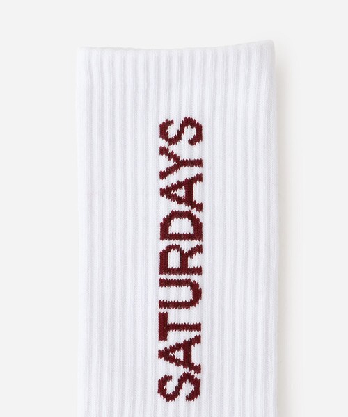 Saturdays NYC(サタデーズ ニューヨークシティ )の「Logo Socks(ソックス/靴下・メンズ・グリーン/ネイビー/ホワイト系その他2・FREE)」の7枚目の写真