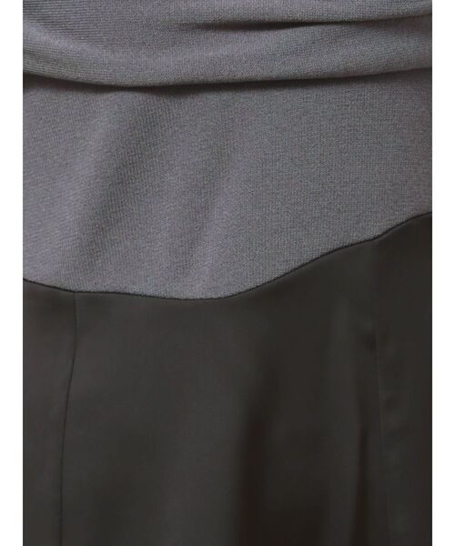 LAGUNAMOON（ラグナムーン）の「アシメオフショルドッキングナローワンピース（ワンピース・レディース・ブラック/アイボリー・SMALL/MEDIUM）」の10枚目の写真