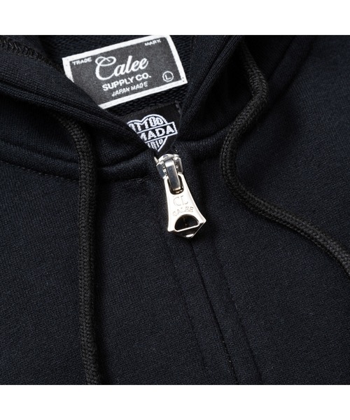 CALEE（キャリー）の「× TSY RHINESTONE PRINTED ZIP HOODIE（パーカー・メンズ・ブラック・X-LARGE/LARGE/MEDIUM）」の5枚目の写真