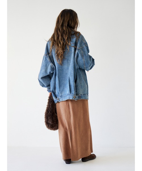 Ungrid(アングリッド)の「ピーチ起毛フィットスカート(スカート・レディース・チャコールグレー/ブラウン・MEDIUM/SMALL)」の21枚目の写真