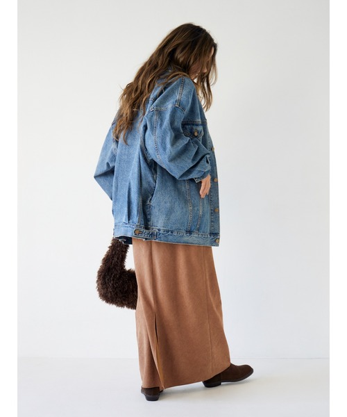 Ungrid(アングリッド)の「ピーチ起毛フィットスカート(スカート・レディース・チャコールグレー/ブラウン・MEDIUM/SMALL)」の22枚目の写真