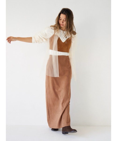 Ungrid(アングリッド)の「ピーチ起毛フィットスカート(スカート・レディース・チャコールグレー/ブラウン・MEDIUM/SMALL)」の19枚目の写真