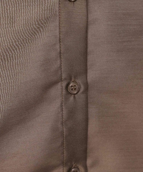 mysty woman(ミスティウーマン)の「バックデザインシアーシャツ574355(シャツ/ブラウス・レディース・ネイビー/ブラウン/アイボリー/グレイッシュブルー・FREE)」の6枚目の写真