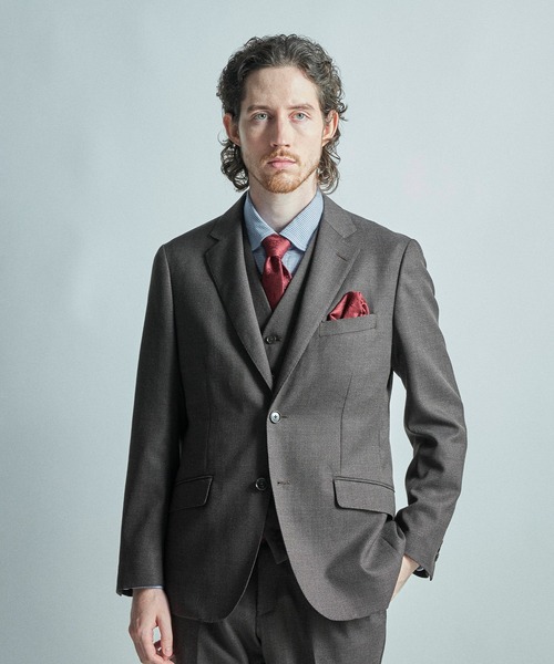 MEN'S BIGI（メンズビギ）の「シャドーペイズリー×ドット柄シルクネクタイ（ネクタイ・メンズ・ターコイズブルー/シルバー/ボルドー/ベージュ・FREE）」の14枚目の写真