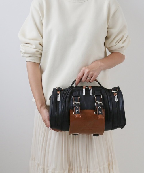 DEVICE（デバイス）の「DEVICE WORK 4way ヒップバッグ（ボディバッグ/ウエストポーチ・メンズ・カーキ/ブラック×ブラック/ブラック・FREE）」の8枚目の写真