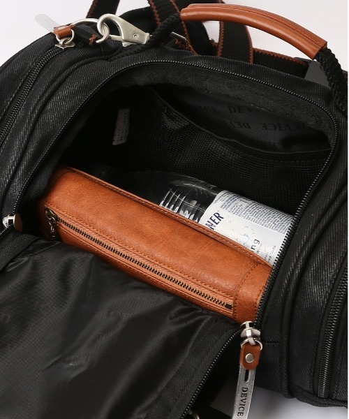 DEVICE（デバイス）の「DEVICE WORK 4way ヒップバッグ（ボディバッグ/ウエストポーチ・メンズ・カーキ/ブラック×ブラック/ブラック・FREE）」の9枚目の写真