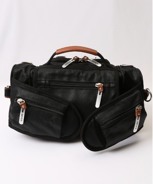 DEVICE（デバイス）の「DEVICE WORK 4way ヒップバッグ（ボディバッグ/ウエストポーチ・メンズ・カーキ/ブラック×ブラック/ブラック・FREE）」の15枚目の写真