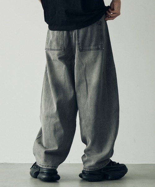 ボトムス　salsation　 Wide pants ライトブルー　XLサイズ 楽天市場】SUPPLIER サプライヤー ワイドデニムパンツ M-XL