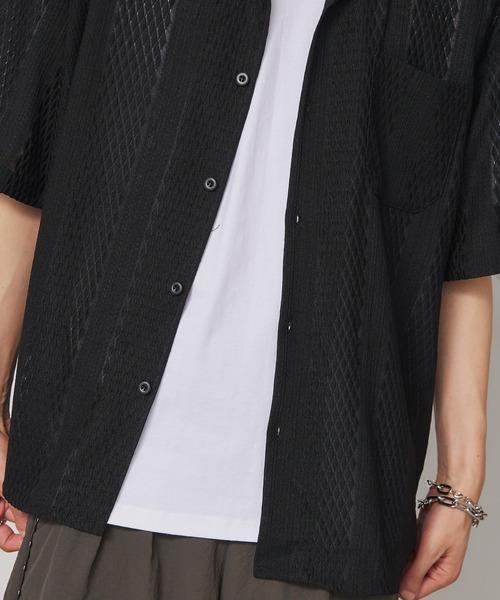 SEN TOKYO(セントーキョー)の「レースジャガードシャツ(シャツ/ブラウス・メンズ・ホワイト/ブラック・L/M)」の18枚目の写真