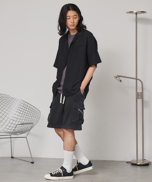 SEN TOKYO(セントーキョー)の「レースジャガードシャツ(シャツ/ブラウス・メンズ・ホワイト/ブラック・L/M)」の12枚目の写真