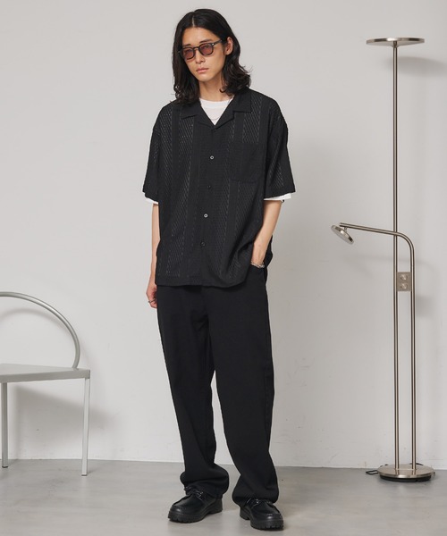 SEN TOKYO(セントーキョー)の「レースジャガードシャツ(シャツ/ブラウス・メンズ・ホワイト/ブラック・L/M)」の16枚目の写真