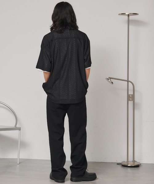 SEN TOKYO(セントーキョー)の「レースジャガードシャツ(シャツ/ブラウス・メンズ・ホワイト/ブラック・L/M)」の9枚目の写真