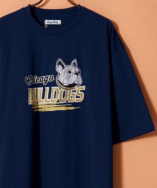 ヴィンテージライク オールドグラフィックデザイン プリントTシャツ