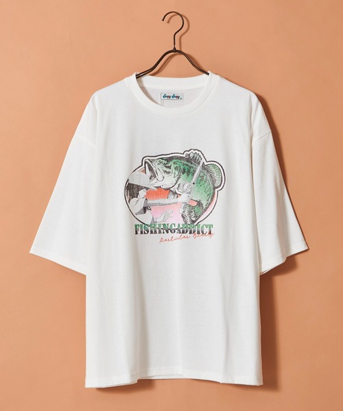 Revo.(レボ)の「ヴィンテージライク オールドグラフィックデザイン プリントTシャツ ロゴ イラスト(Tシャツ/カットソー・メンズ・グレー系その他2/アッシュグレー/ブルー/ネイビー/イエロー/ホワイト/ホワイト系その他/グリーン/ブラック/グレー系その他/ホワイト系その他2/ブラック系その他・M/L/XL)」の14枚目の写真