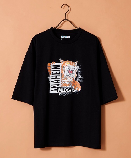 Revo.(レボ)の「ヴィンテージライク オールドグラフィックデザイン プリントTシャツ ロゴ イラスト(Tシャツ/カットソー・メンズ・グレー系その他2/アッシュグレー/ブルー/ネイビー/イエロー/ホワイト/ホワイト系その他/グリーン/ブラック/グレー系その他/ホワイト系その他2/ブラック系その他・M/L/XL)」の20枚目の写真