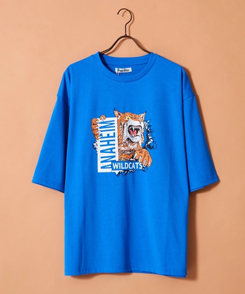 Revo.(レボ)の「ヴィンテージライク オールドグラフィックデザイン プリントTシャツ ロゴ イラスト(Tシャツ/カットソー・メンズ・グレー系その他2/アッシュグレー/ブルー/ネイビー/イエロー/ホワイト/ホワイト系その他/グリーン/ブラック/グレー系その他/ホワイト系その他2/ブラック系その他・M/L/XL)」の22枚目の写真