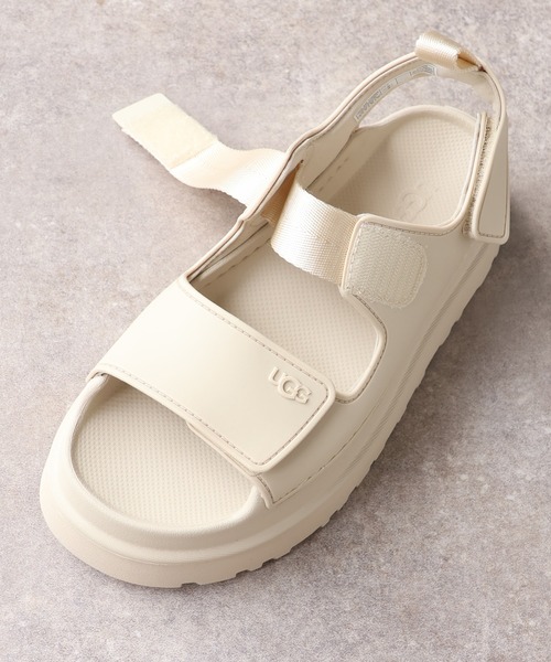 UGG(アグ)の「【UGG/アグ】W GOLDENGLOW/ゴールデングロウ ストラップ 厚底サンダル(サンダル・レディース・アイボリー/ブラック・6/8/7)」の13枚目の写真