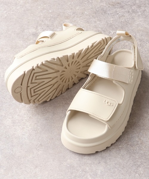 アグ　ゴールデングロウ　ストラップサンダル　厚底サンダル UGG/アグ】W GOLDENGLOW/ゴールデングロウ ストラップ 厚底